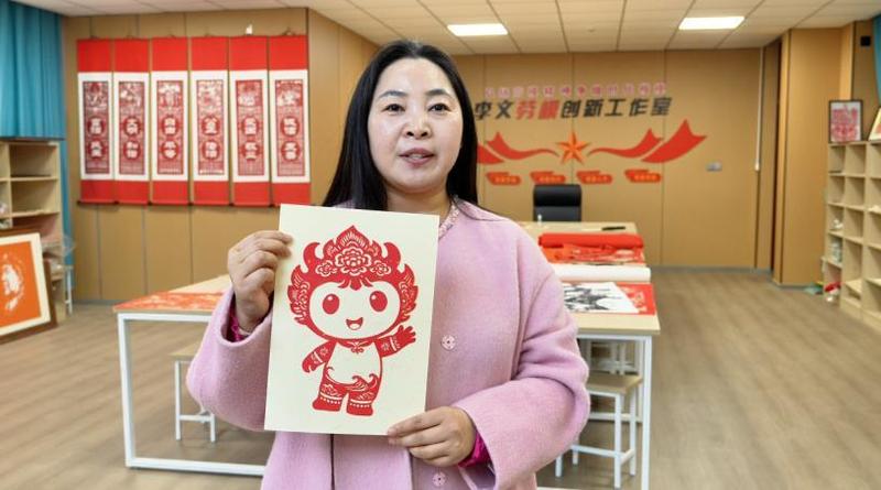  【非遗+体育】剪刀为笔·红纸为媒：灵璧剪纸传承人李文的省运创作方法论 文化旅游