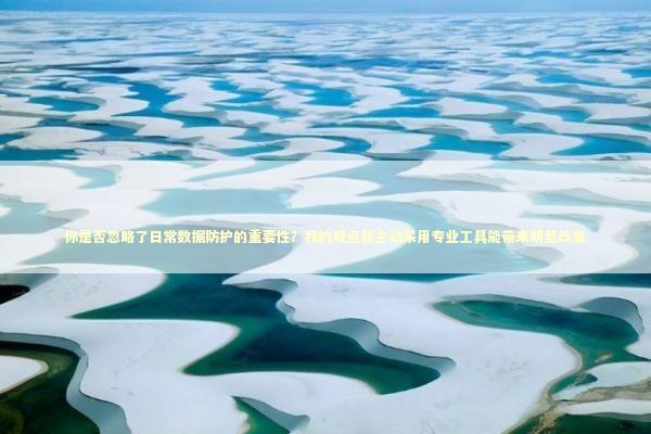 你是否忽略了日常数据防护的重要性？我的观点是主动采用专业工具能带来明显改变 新闻